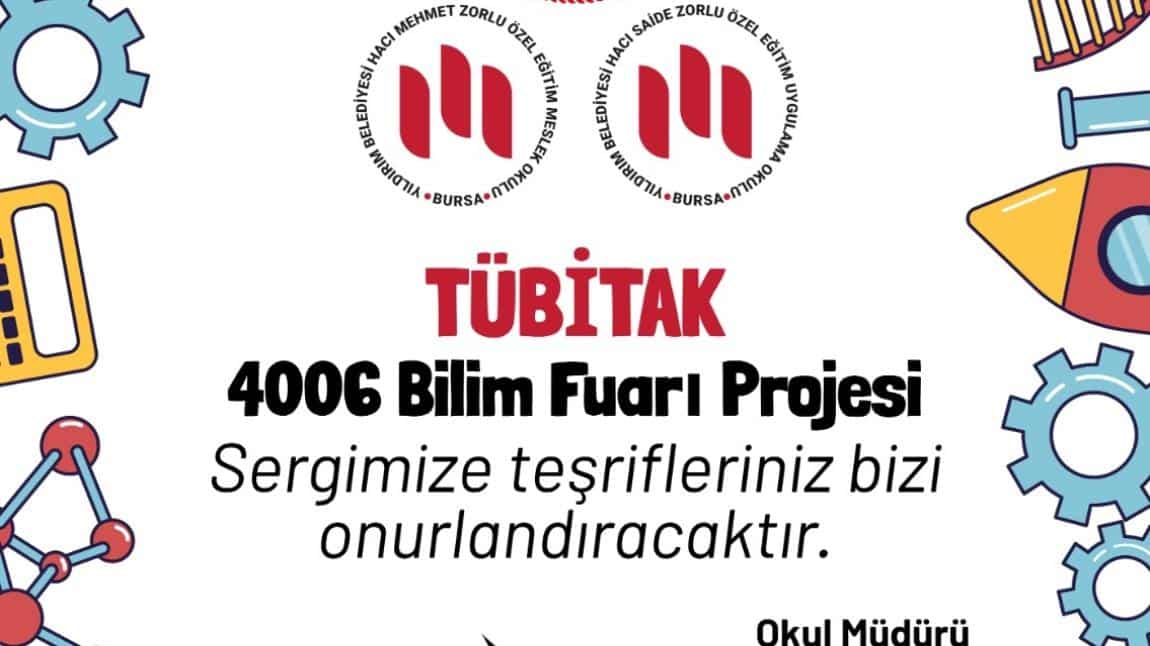 Öğretmen ve öğrencilerimizin emeğiyle hazırlanan TÜBİTAK 4006 Sergimize davetlisiniz. Birlikte ürettik, birlikte sunuyoruz.